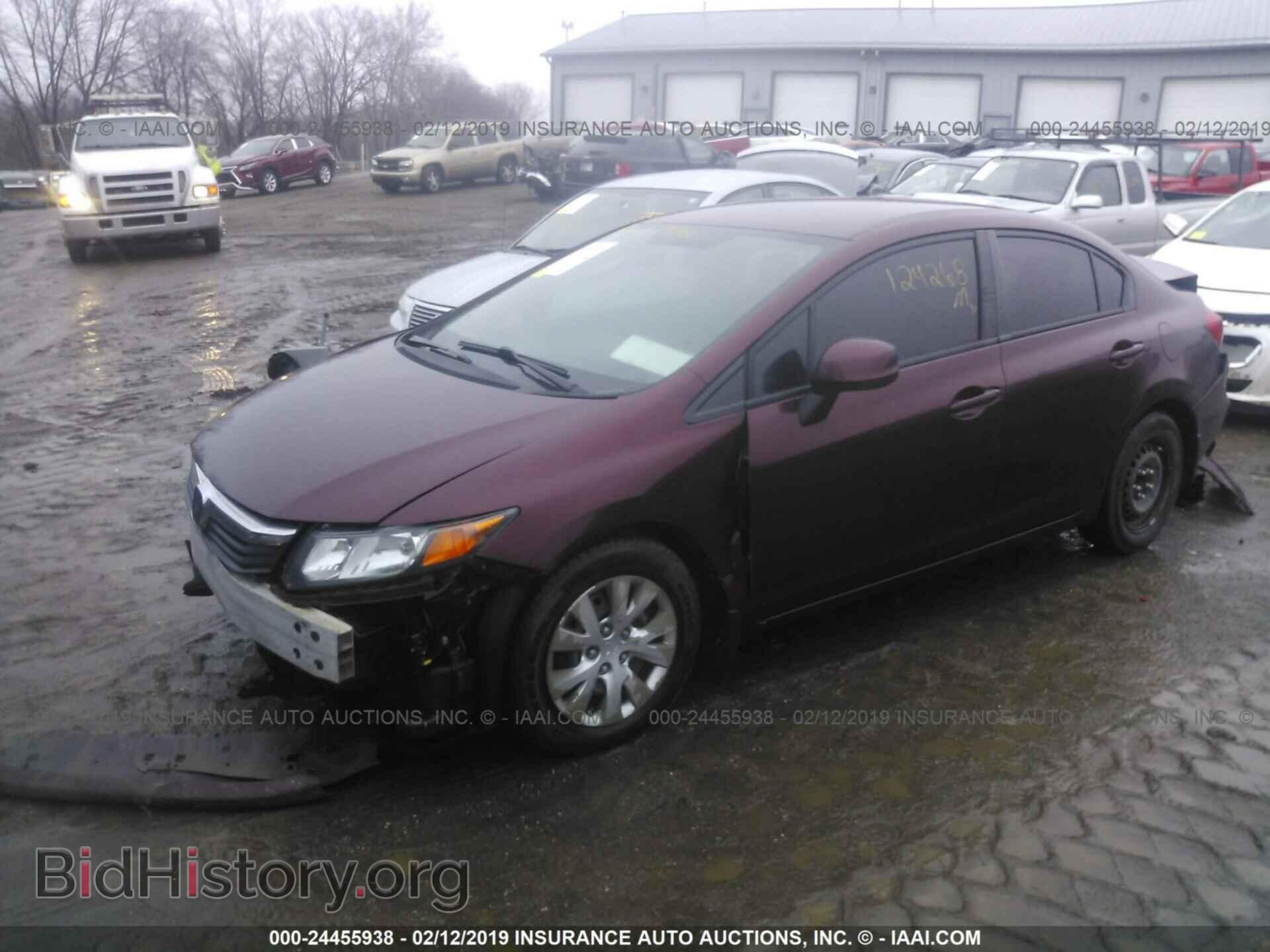 2012 HONDA CIVIC - VIN: 19XFB2F53CE031516 - Photo 2