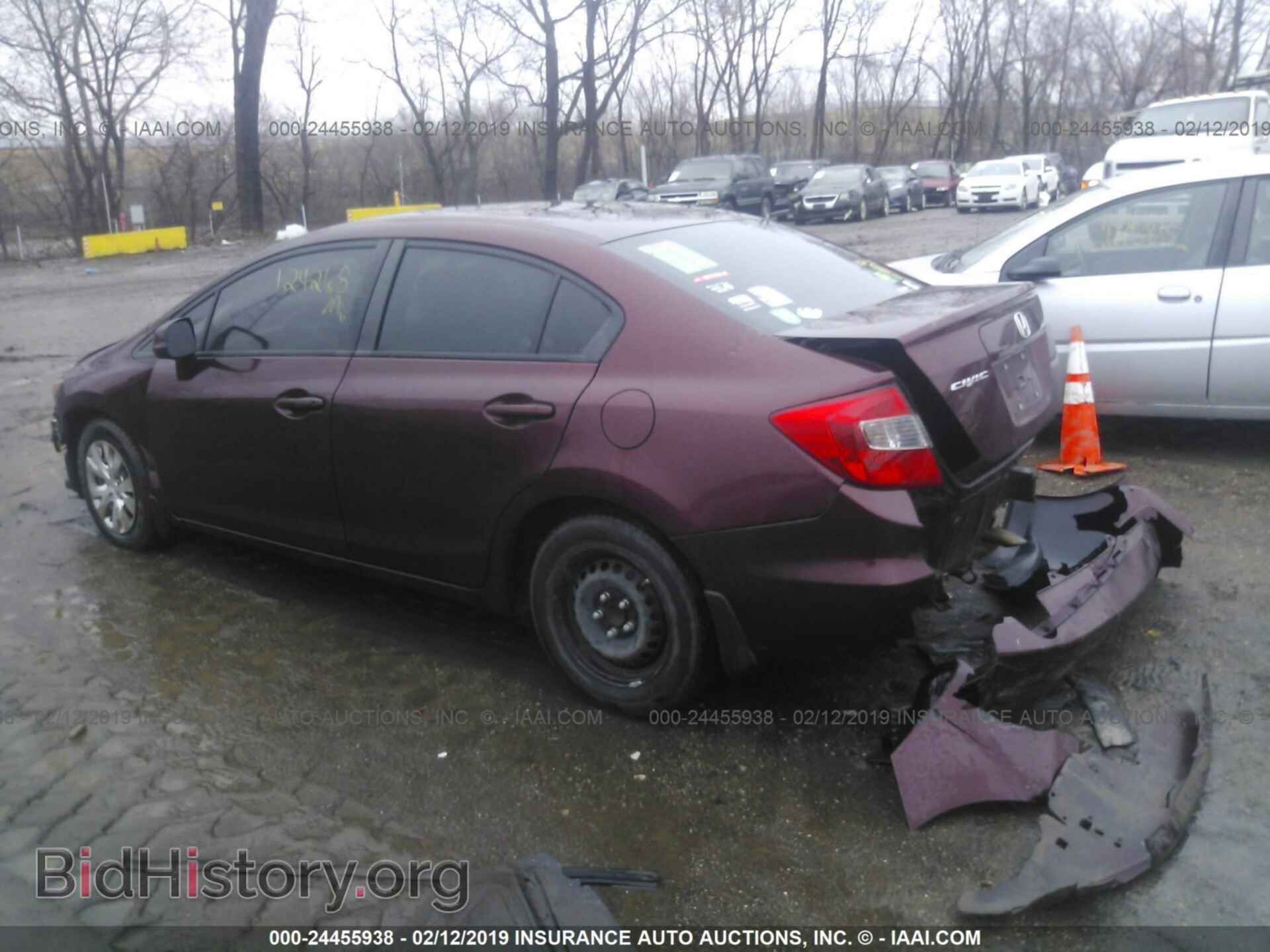 2012 HONDA CIVIC - VIN: 19XFB2F53CE031516 - Photo 3