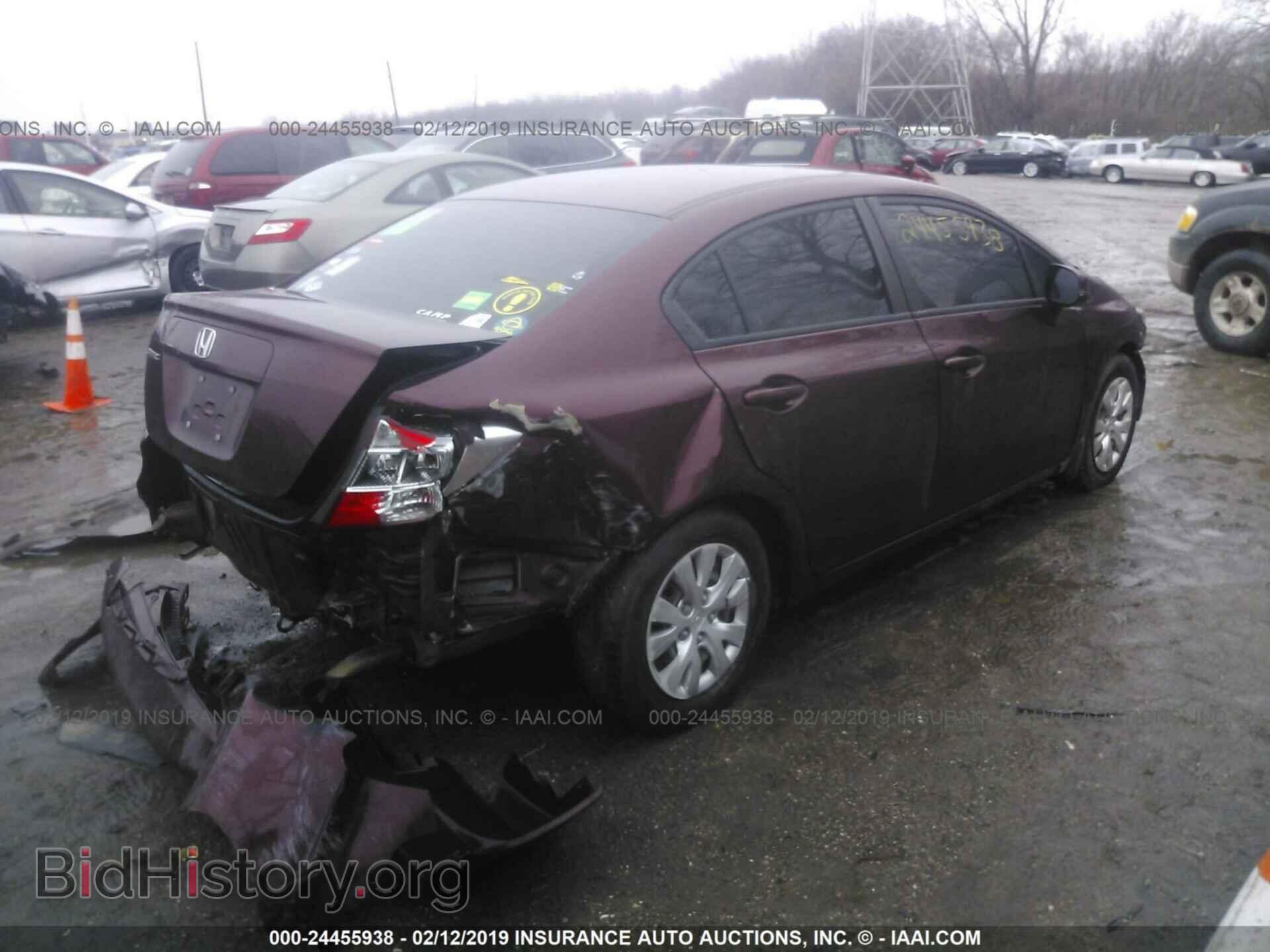 2012 HONDA CIVIC - VIN: 19XFB2F53CE031516 - Photo 4