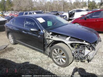 2007 Lexus LS, серый — VIN JTHGL46FX75003850, IAAI