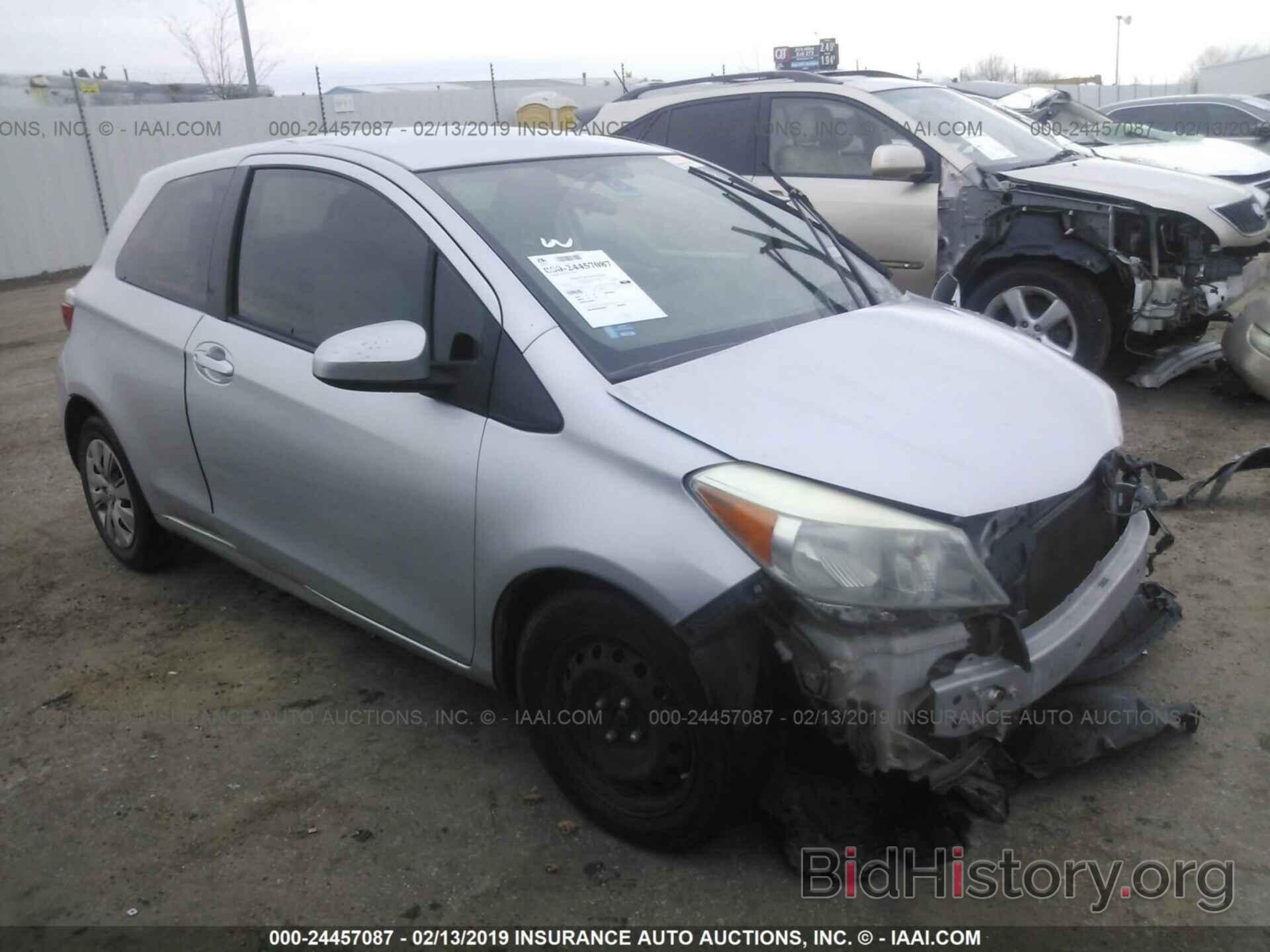 Photo JTDJTUD38CD517809 - TOYOTA YARIS 2012