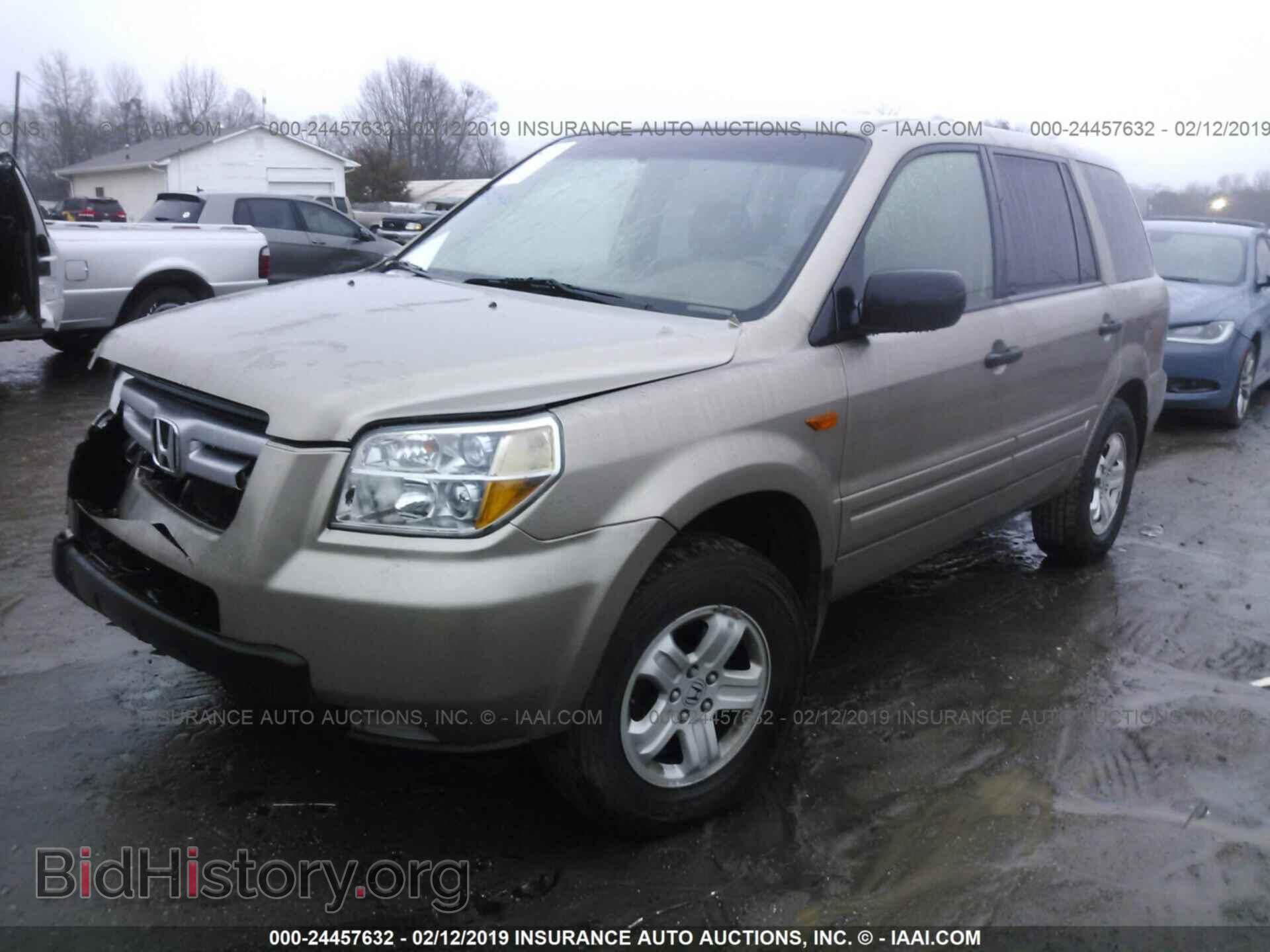 2006 HONDA PILOT - VIN: 5FNYF18196B000223 - Фото 2