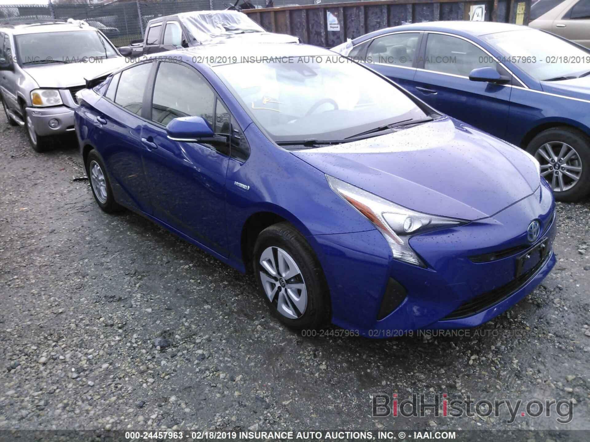 Photo JTDKARFU1J3550716 - TOYOTA PRIUS 2018