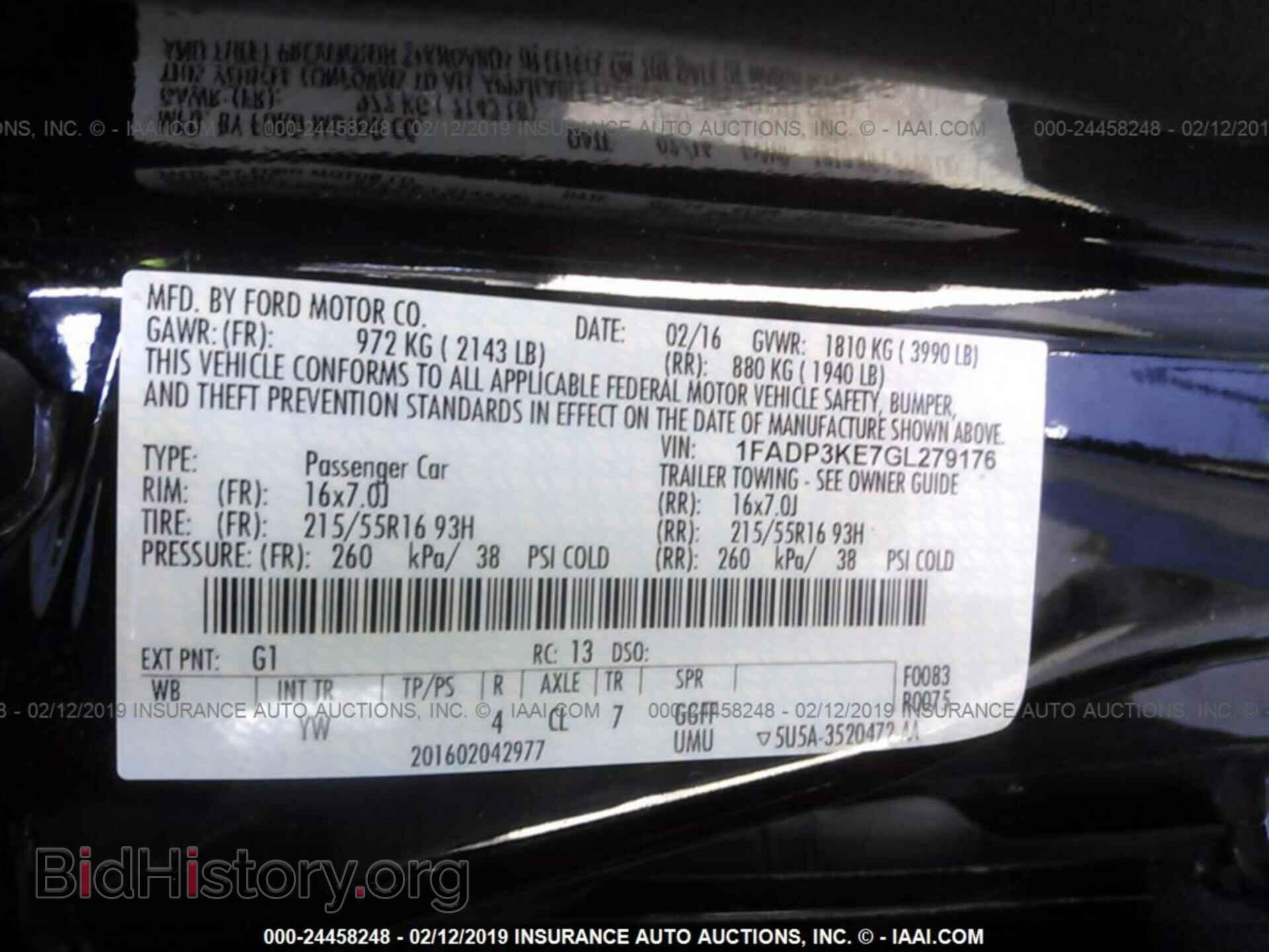 2016 FORD FOCUS - VIN: 1FADP3KE7GL279176 - Photo 9