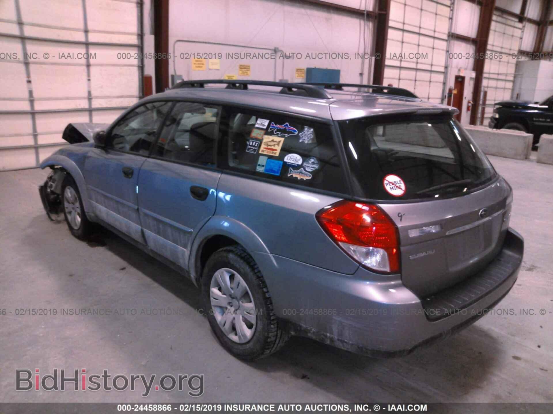 2008 SUBARU OUTBACK - VIN: 4S4BP60C987310566 - Фото 3