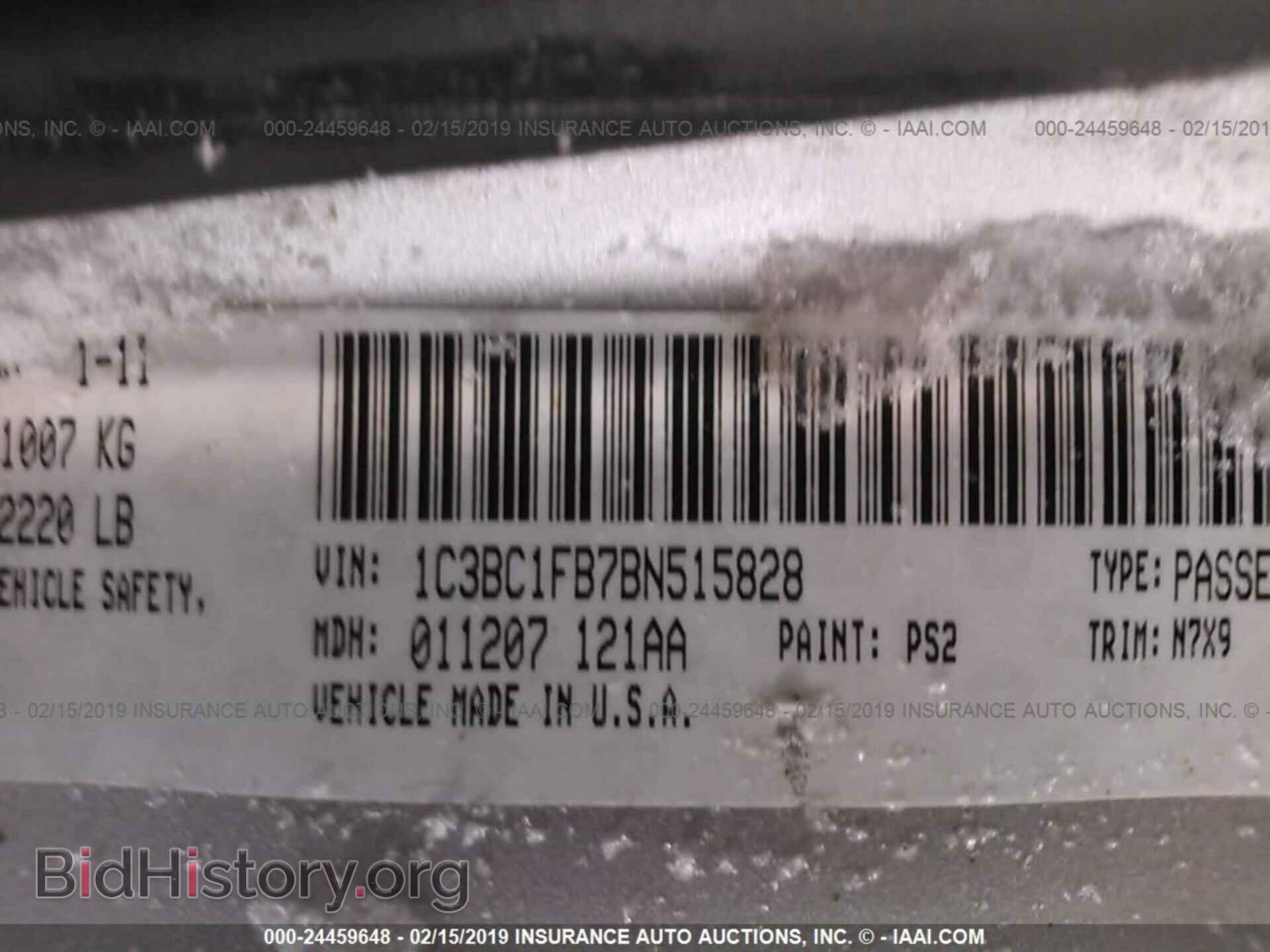 2011 CHRYSLER 200 - VIN: 1C3BC1FB7BN515828 - Photo 9