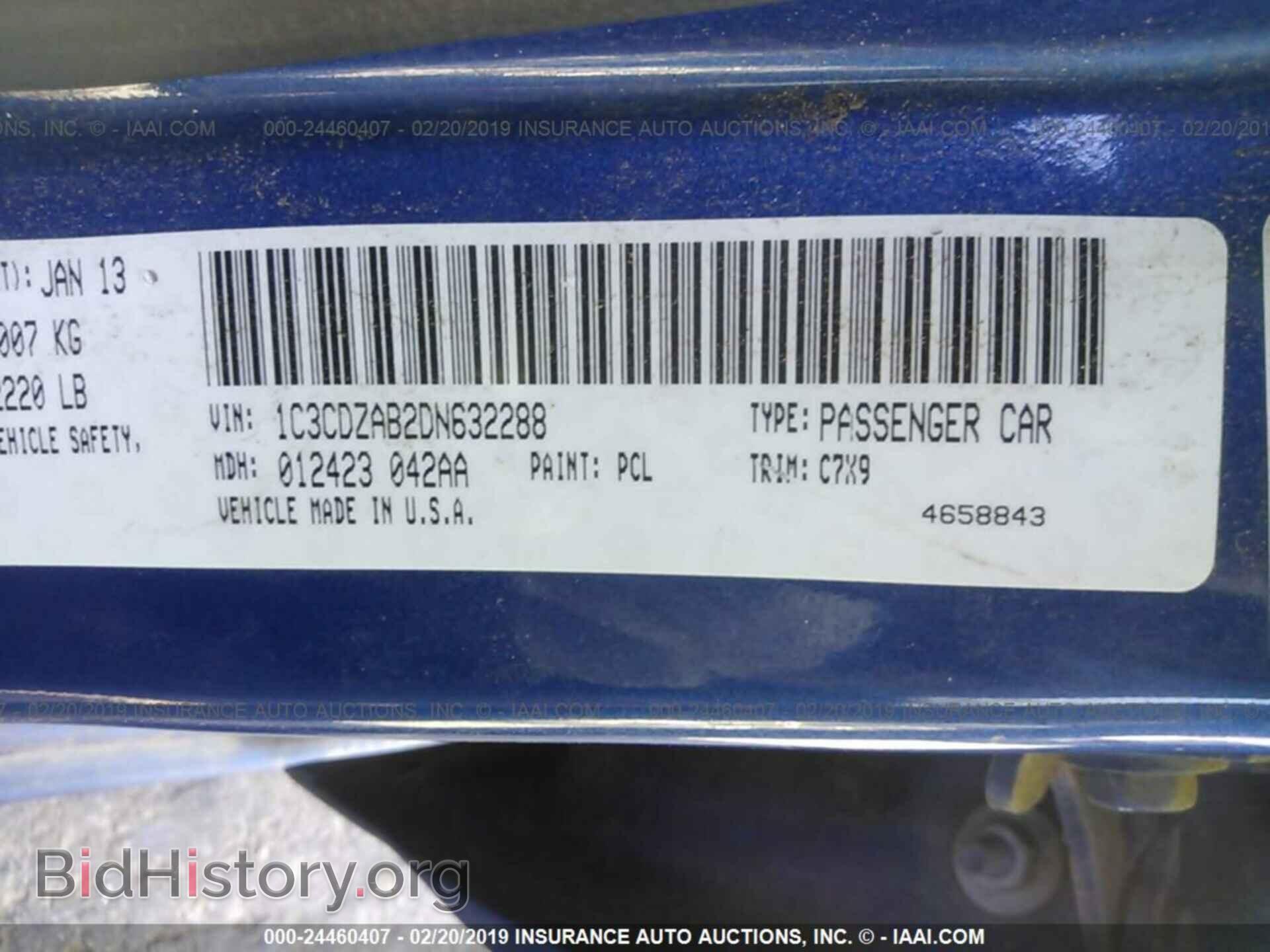 2013 DODGE AVENGER - VIN: 1C3CDZAB2DN632288 - Фото 9