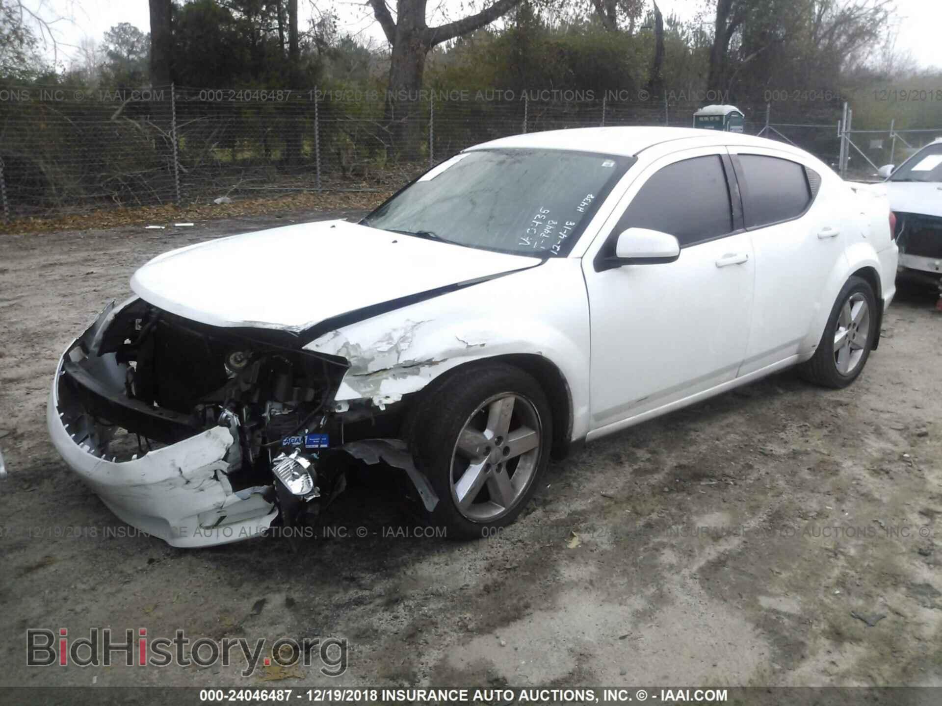 2012 DODGE AVENGER - VIN: 1C3CDZCB9CN280435 - Фото 2