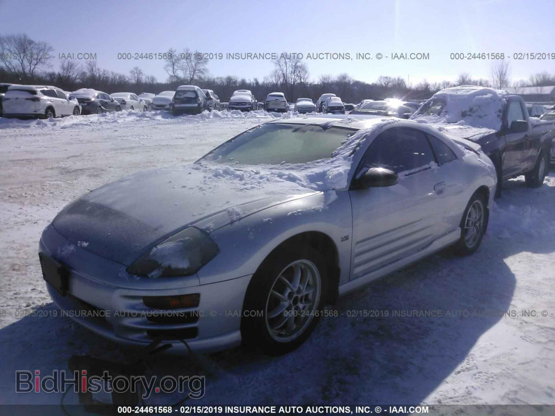 2002 MITSUBISHI ECLIPSE - VIN: 4A3AC54H32E007245 - Фото 2