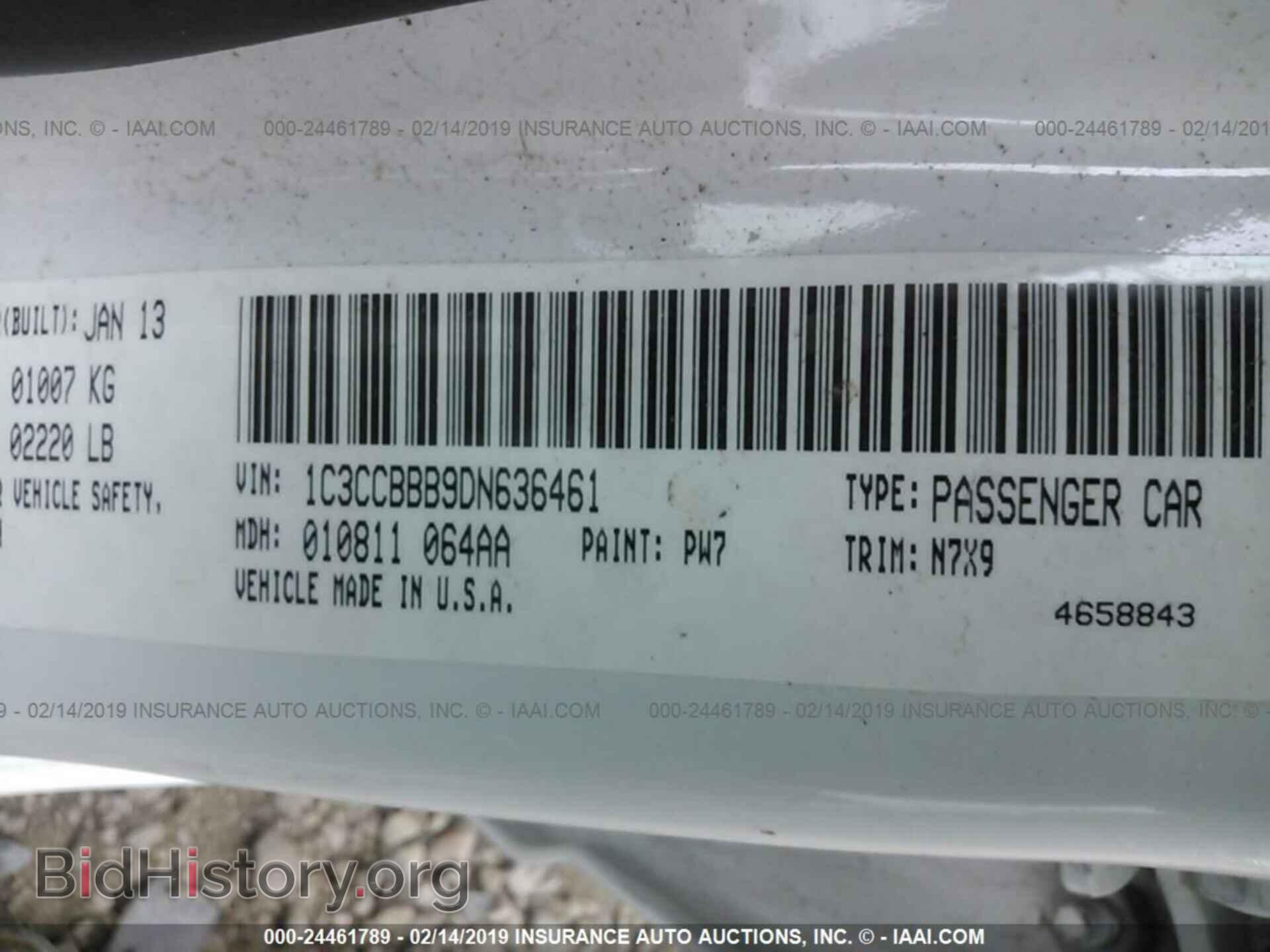 2013 CHRYSLER 200 - VIN: 1C3CCBBB9DN636461 - Photo 9