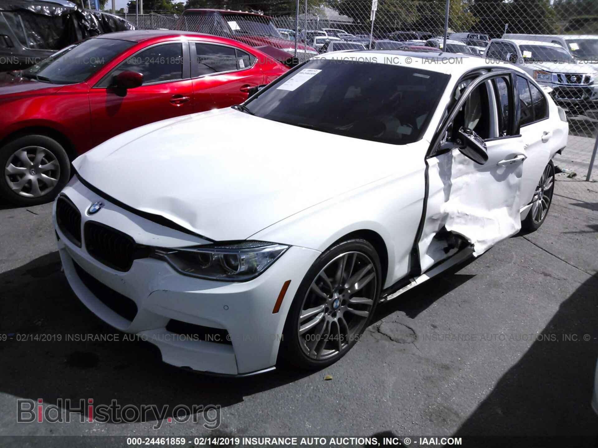 2014 BMW 335 - VIN: WBA3A9C54EF479384 - Фото 2