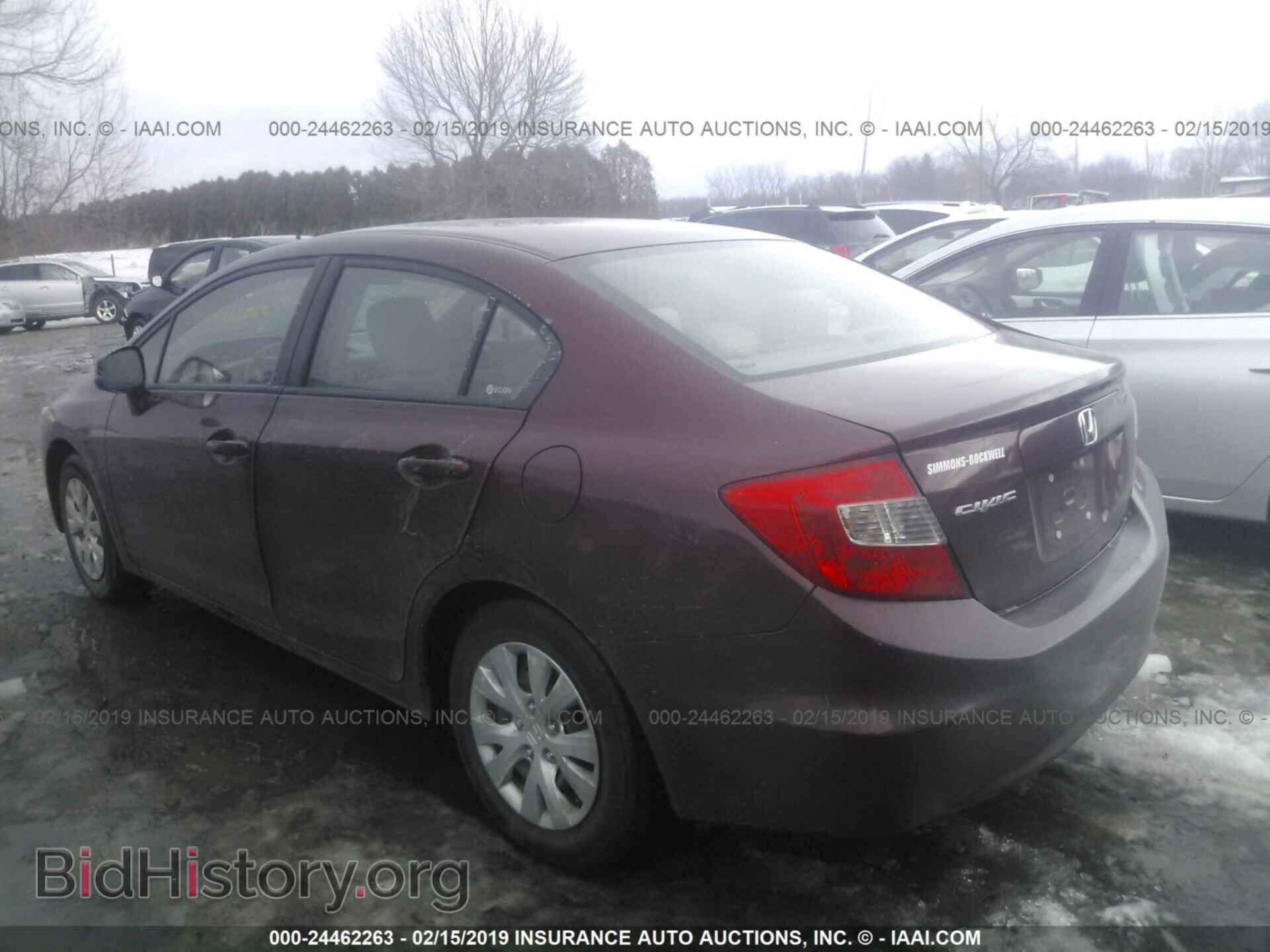 2012 HONDA CIVIC - VIN: 2HGFB2F55CH554820 - Фото 3