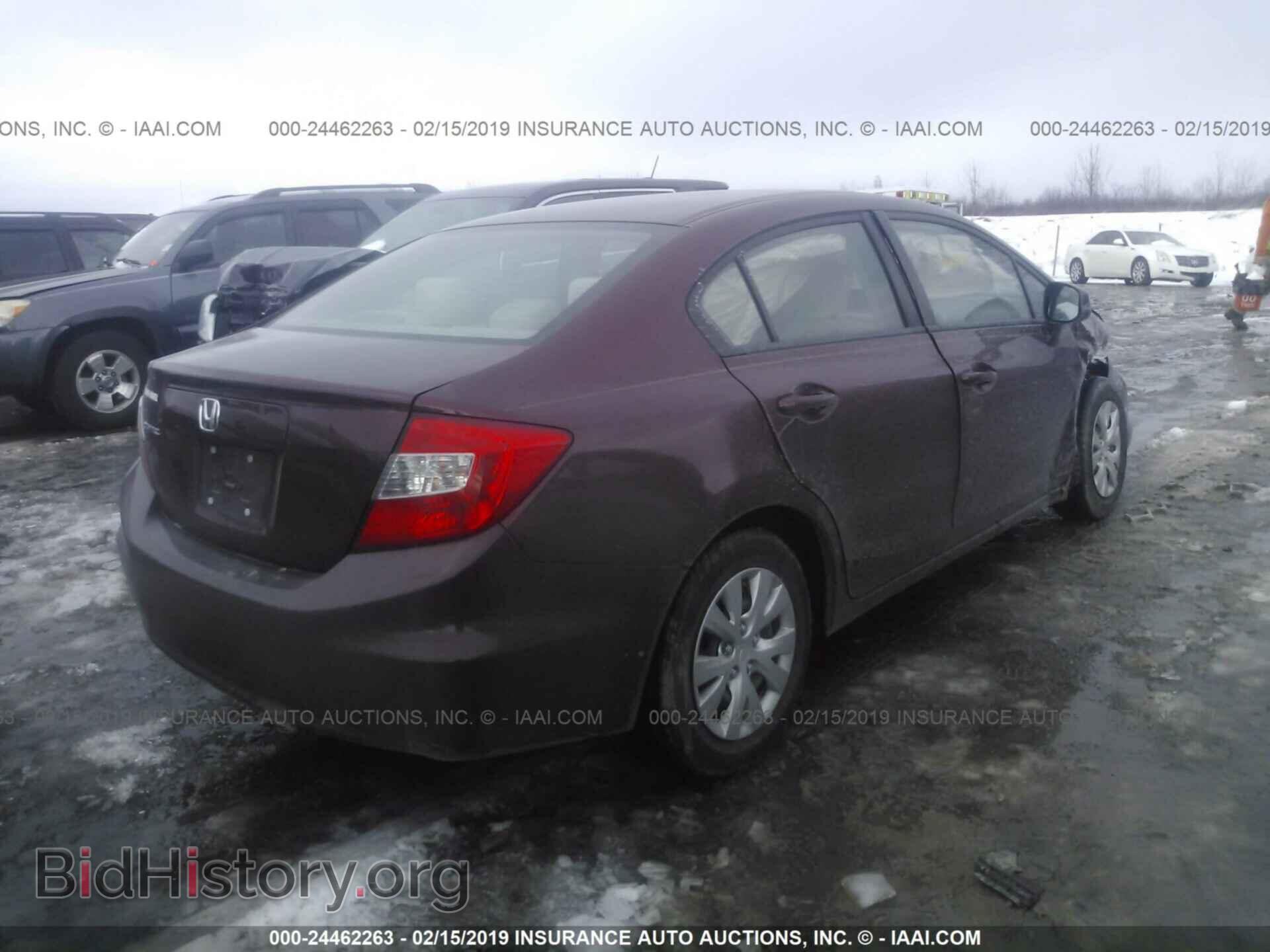 2012 HONDA CIVIC - VIN: 2HGFB2F55CH554820 - Фото 4