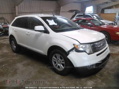 2007 Ford EDGE SEL, белый — VIN 2FMDK38C37BA53002, IAAI