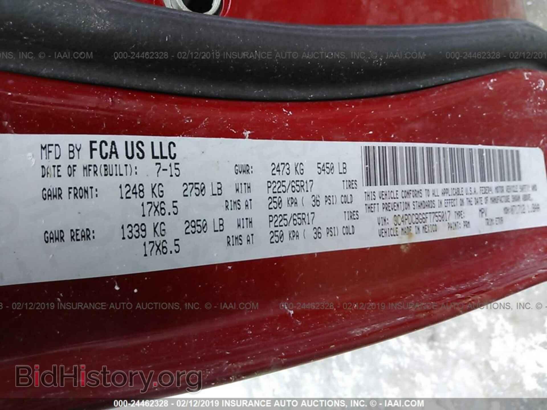 2015 DODGE JOURNEY - VIN: 3C4PDCBG6FT755017 - Photo 9