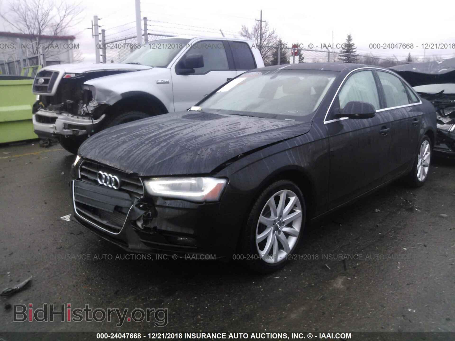2013 AUDI A4 - VIN: WAUFFAFL2DN037010 - Фото 2