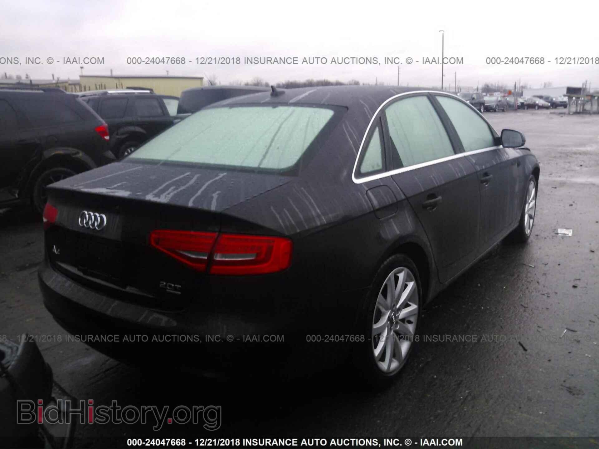 2013 AUDI A4 - VIN: WAUFFAFL2DN037010 - Фото 4