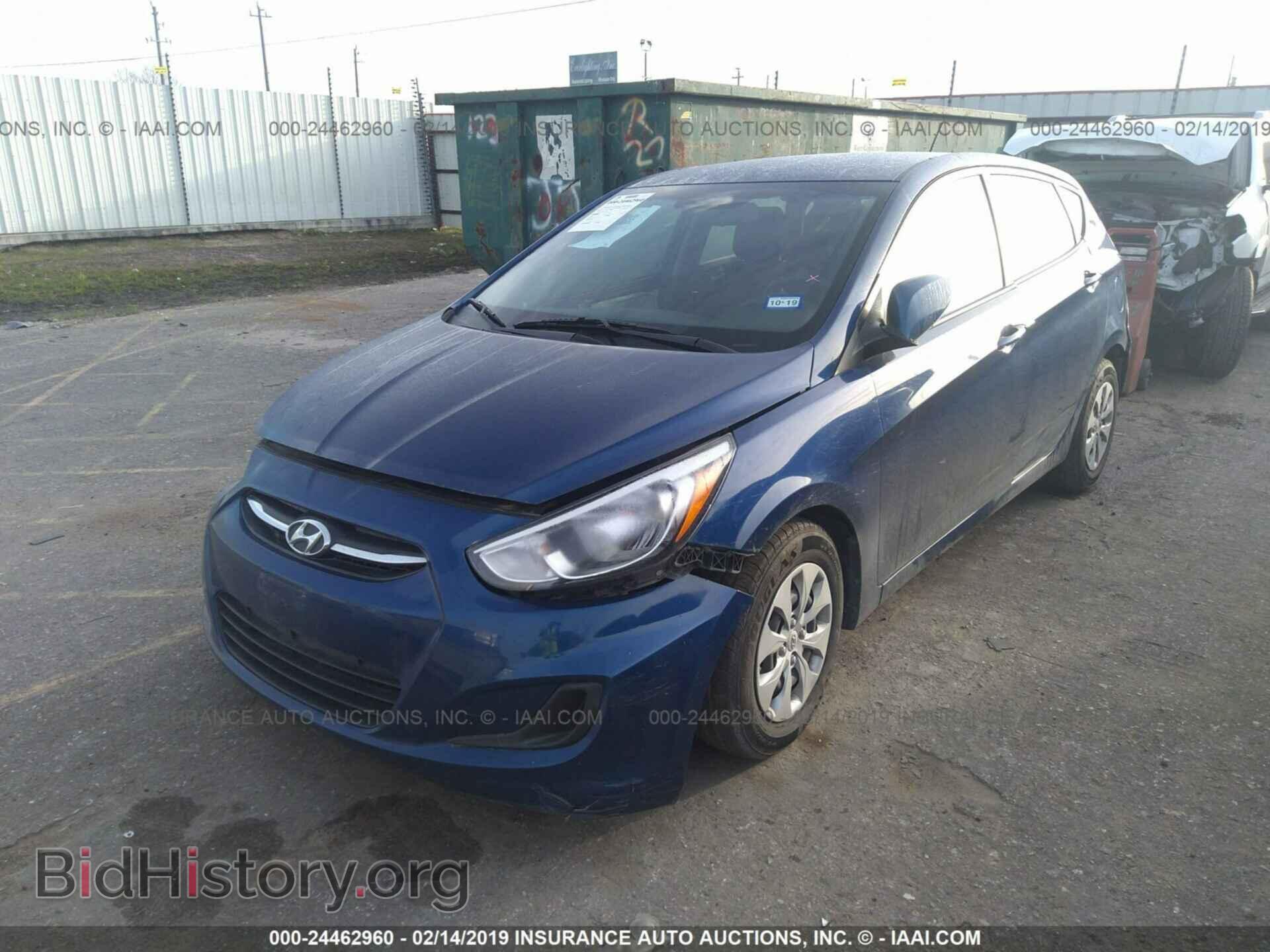2016 HYUNDAI ACCENT - VIN: KMHCT5AE1GU248543 - Фото 2