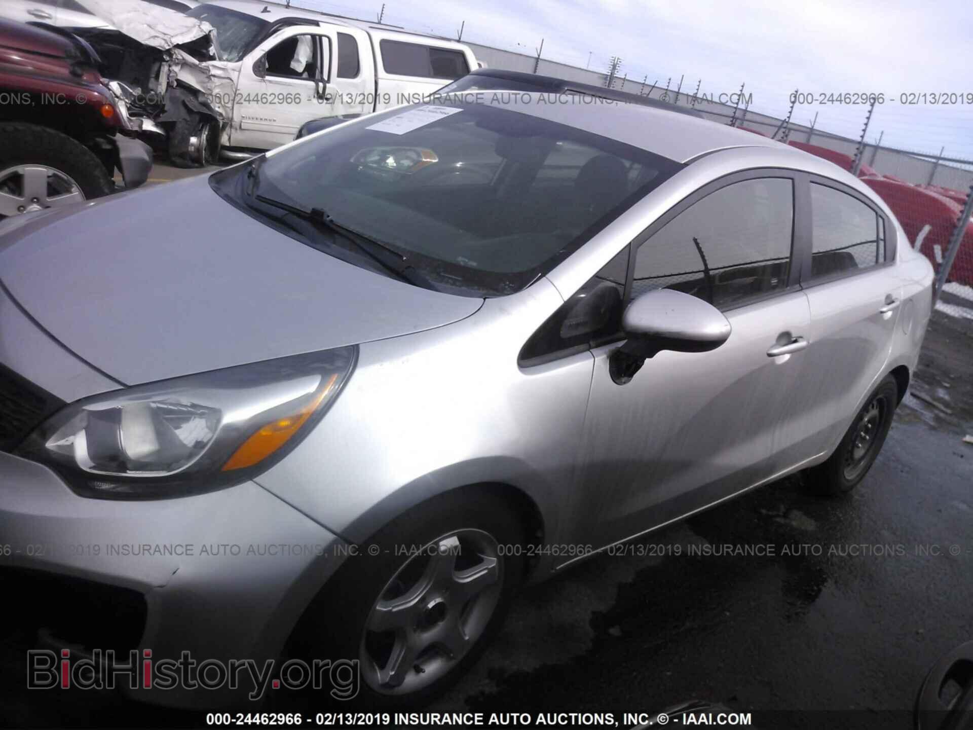 2014 KIA RIO - VIN: KNADM4A30E6400597 - Фото 2