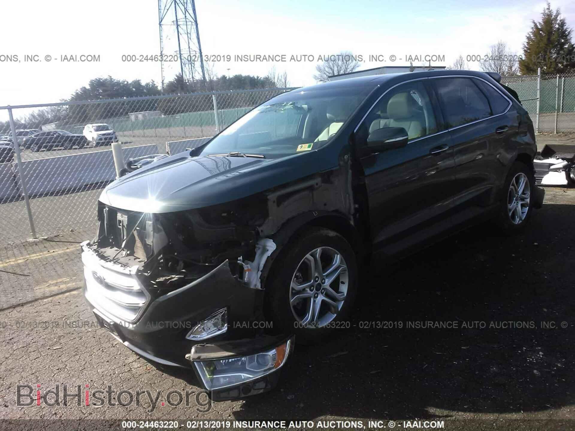 2015 FORD EDGE - VIN: 2FMTK4K89FBB95200 - Фото 2