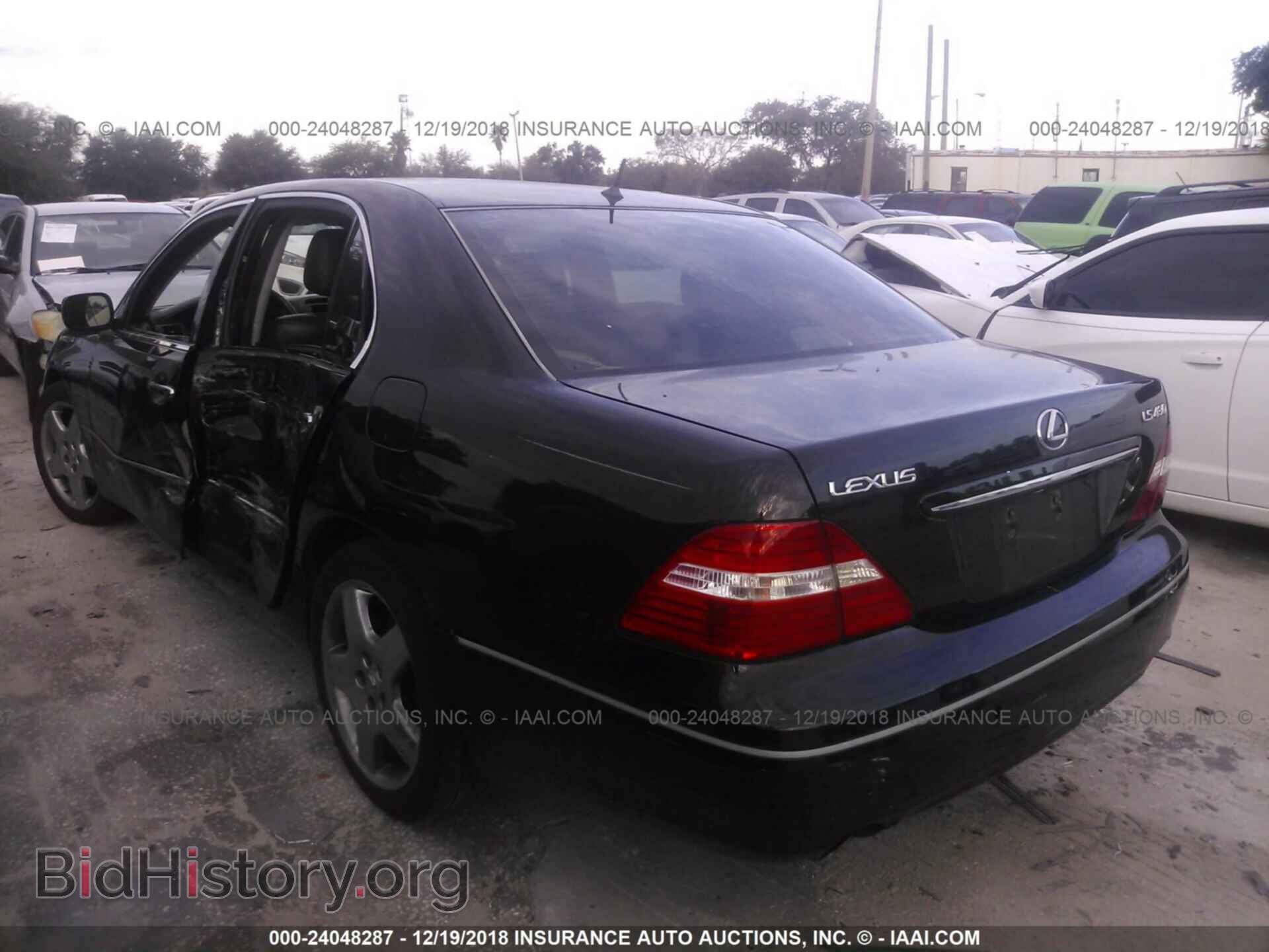 2005 LEXUS LS - VIN: JTHBN36F855002594 - Photo 3
