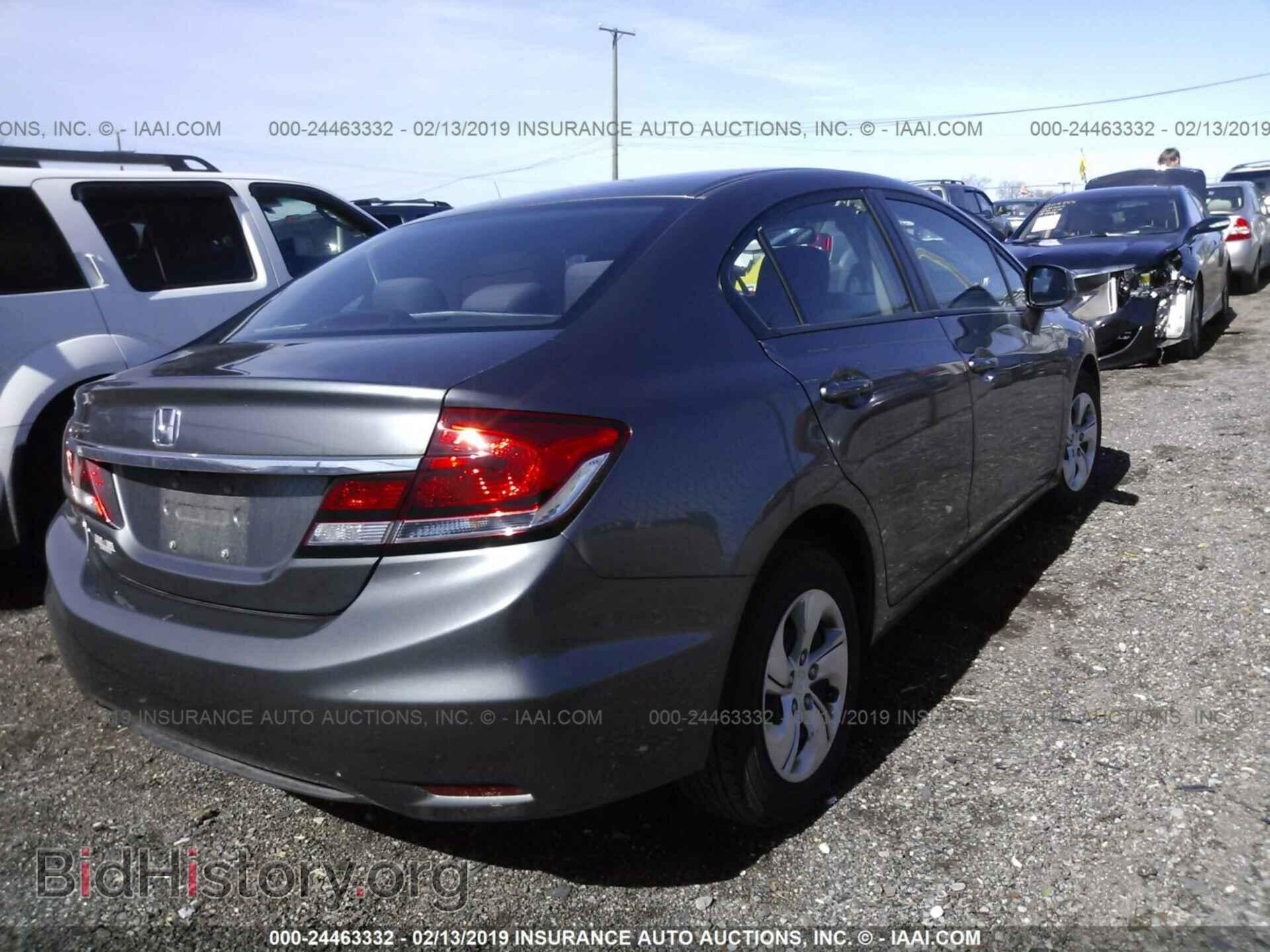 2013 HONDA CIVIC - VIN: 19XFB2F56DE034962 - Фото 4