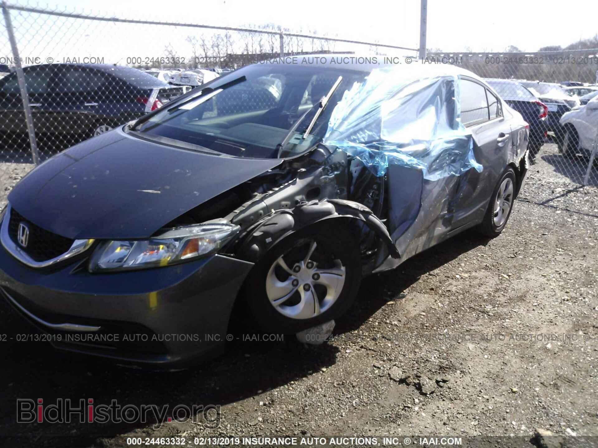 2013 HONDA CIVIC - VIN: 19XFB2F56DE034962 - Фото 6