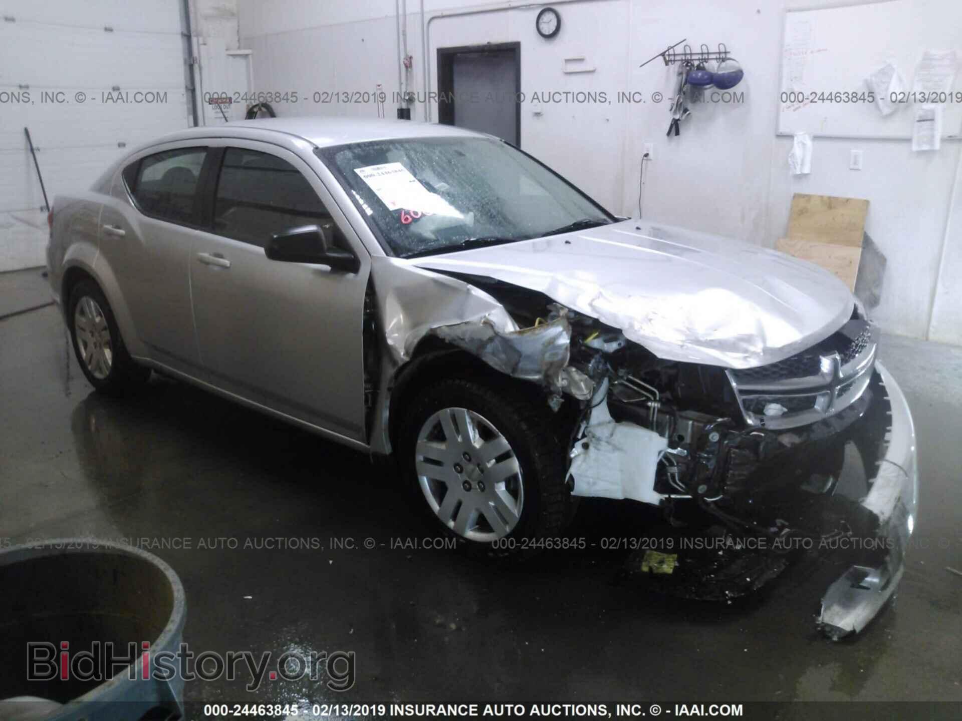 Фотография 1C3CDZAB7CN216834 - DODGE AVENGER 2012