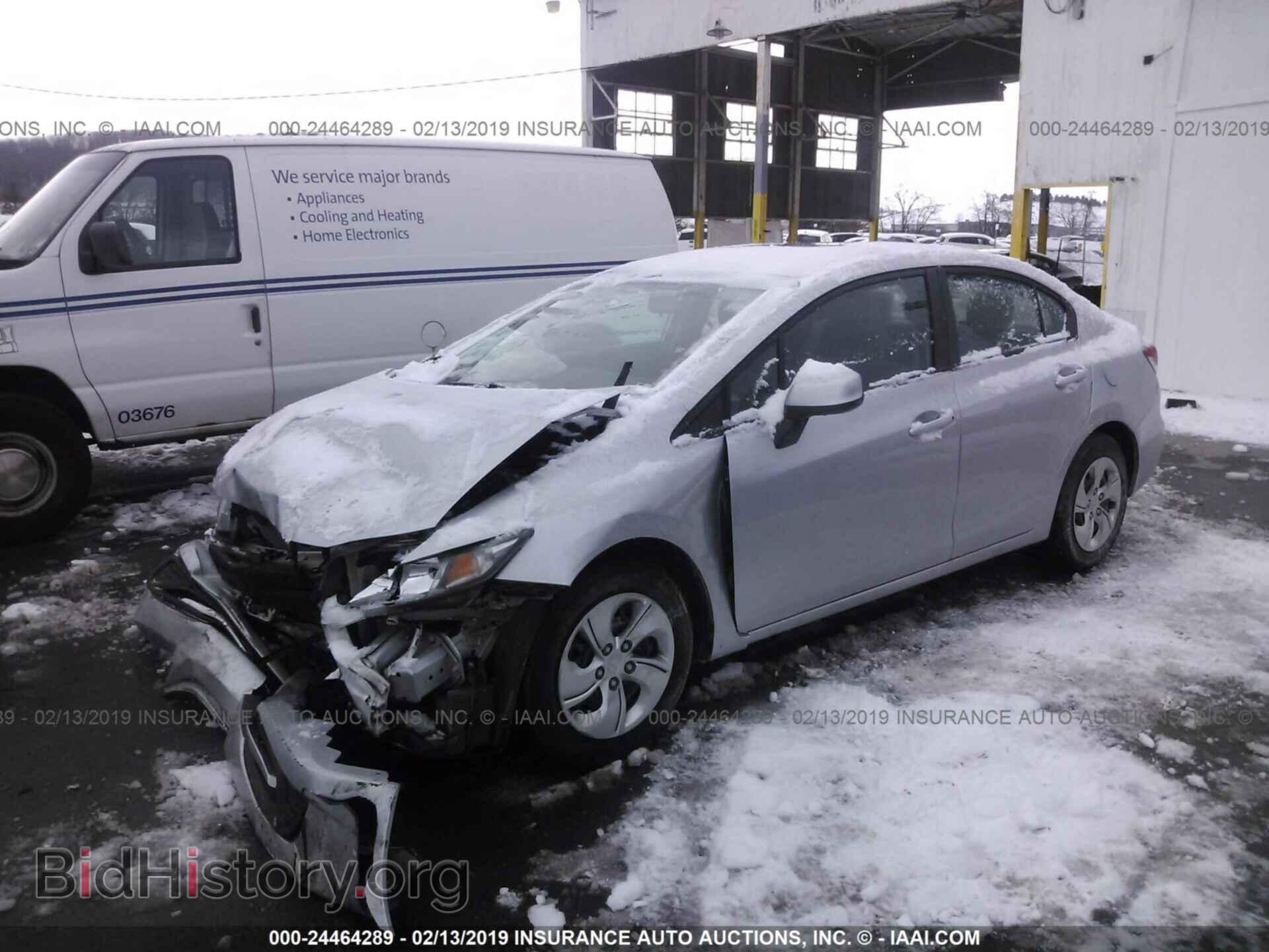 2013 HONDA CIVIC - VIN: 19XFB2F52DE294162 - Фото 2