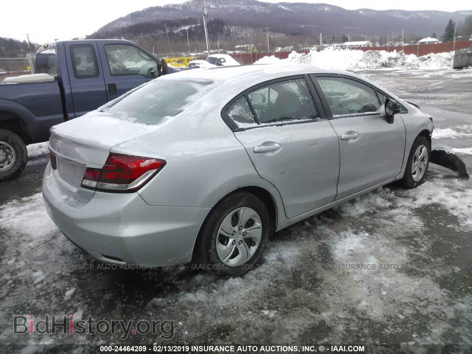 2013 HONDA CIVIC - VIN: 19XFB2F52DE294162 - Фото 4
