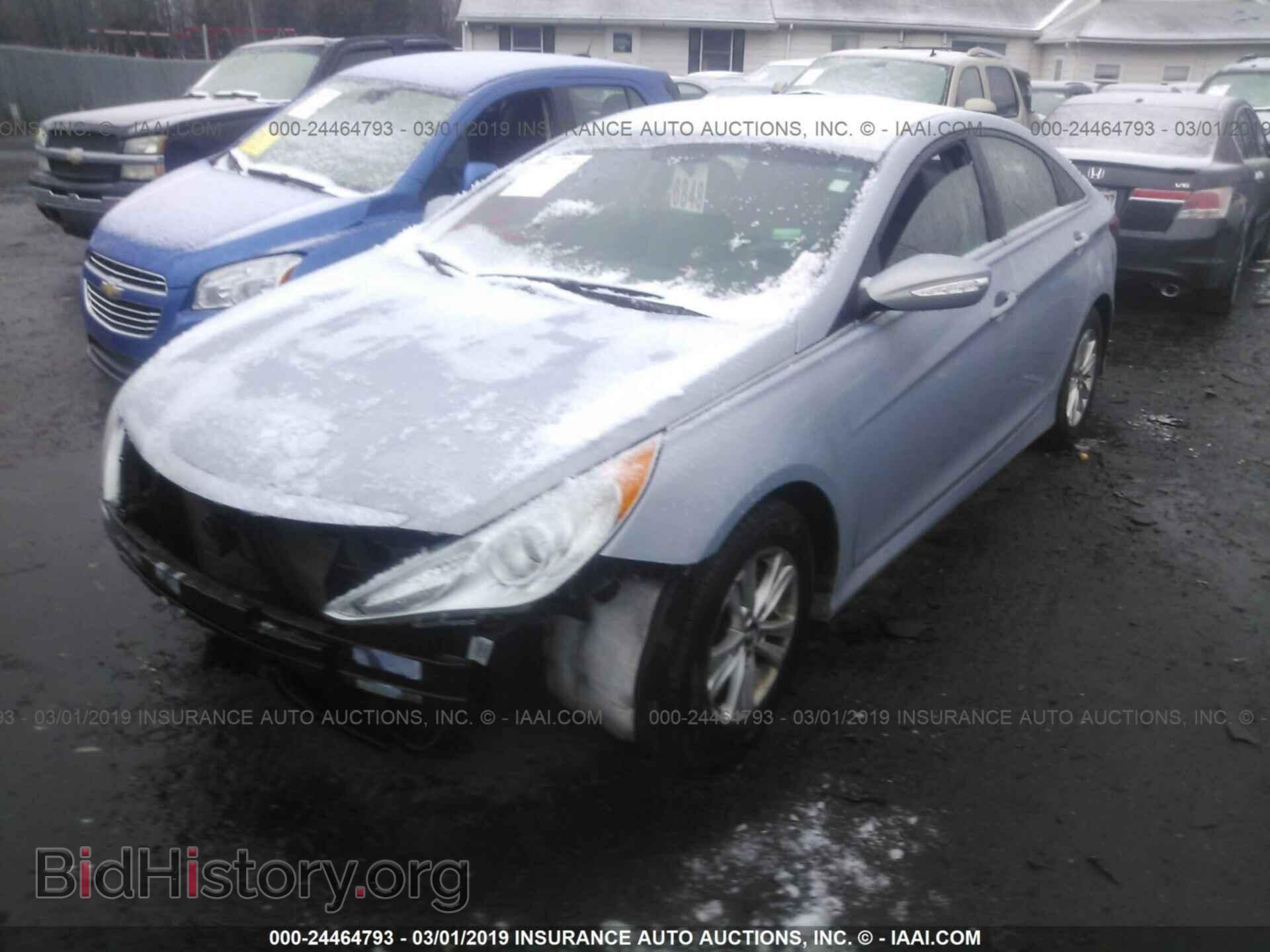 2014 HYUNDAI SONATA - VIN: 5NPEB4AC0EH904313 - Фото 2