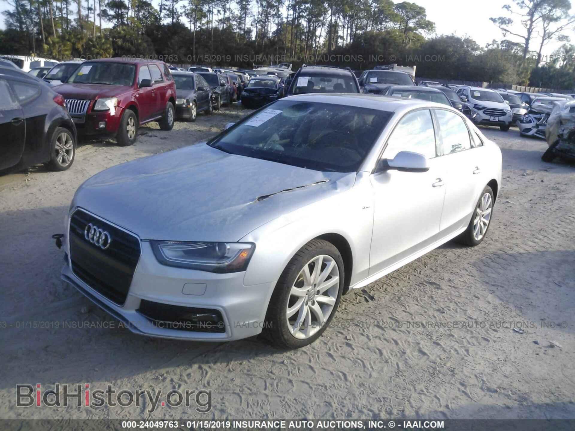2014 AUDI A4 - VIN: WAUBFAFL0EN009562 - Фото 2