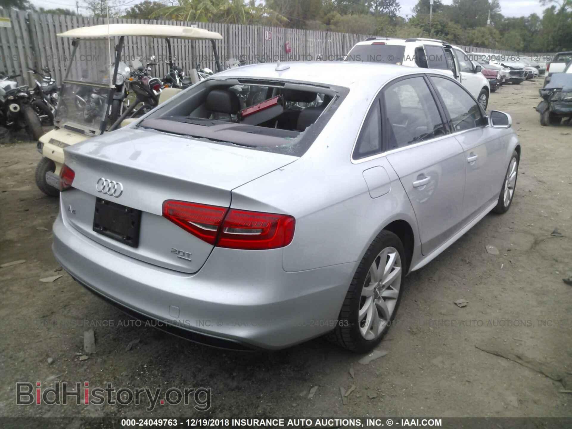 2014 AUDI A4 - VIN: WAUBFAFL0EN009562 - Фото 4