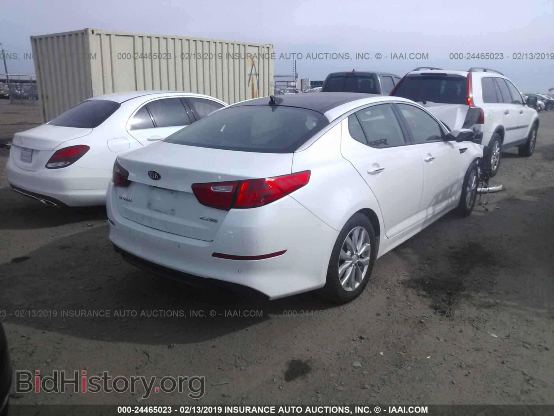 2015 KIA OPTIMA - VIN: 5XXGN4A77FG513126 - Фото 4