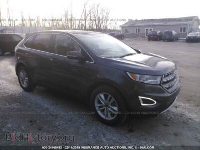 2016 Ford EDGE, gray — VIN 2FMPK4J95GBC53221, IAAI