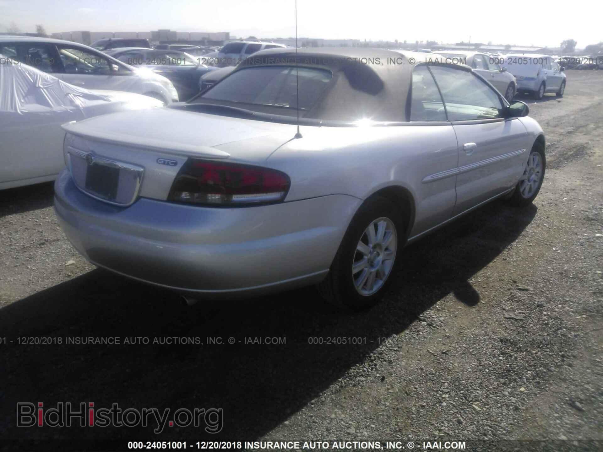 2002 CHRYSLER SEBRING - VIN: 1C3EL75R82N342366 - Фото 4