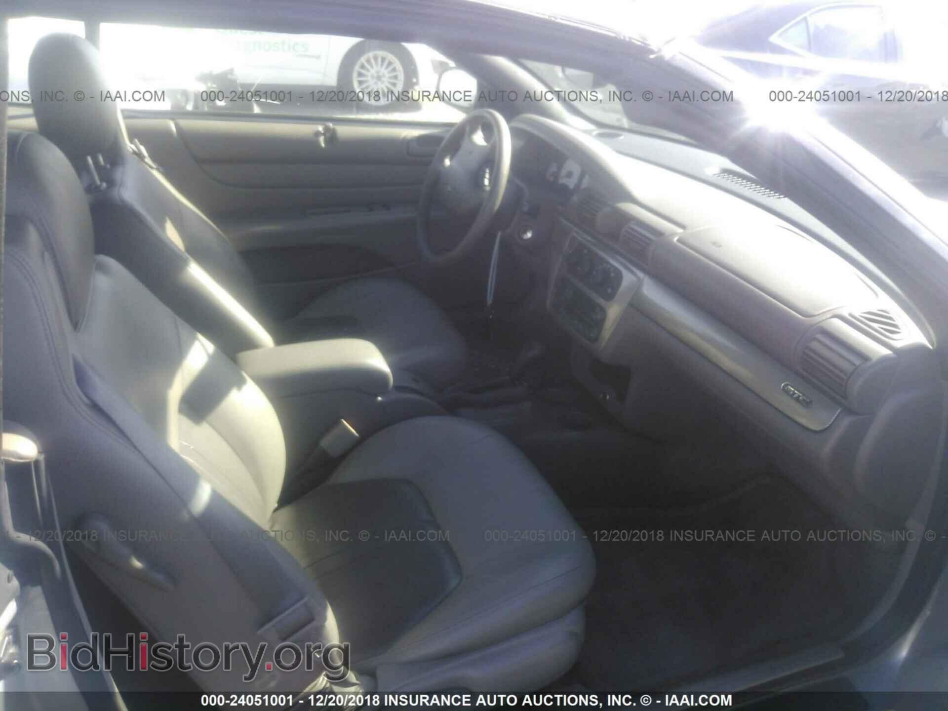 2002 CHRYSLER SEBRING - VIN: 1C3EL75R82N342366 - Фото 5