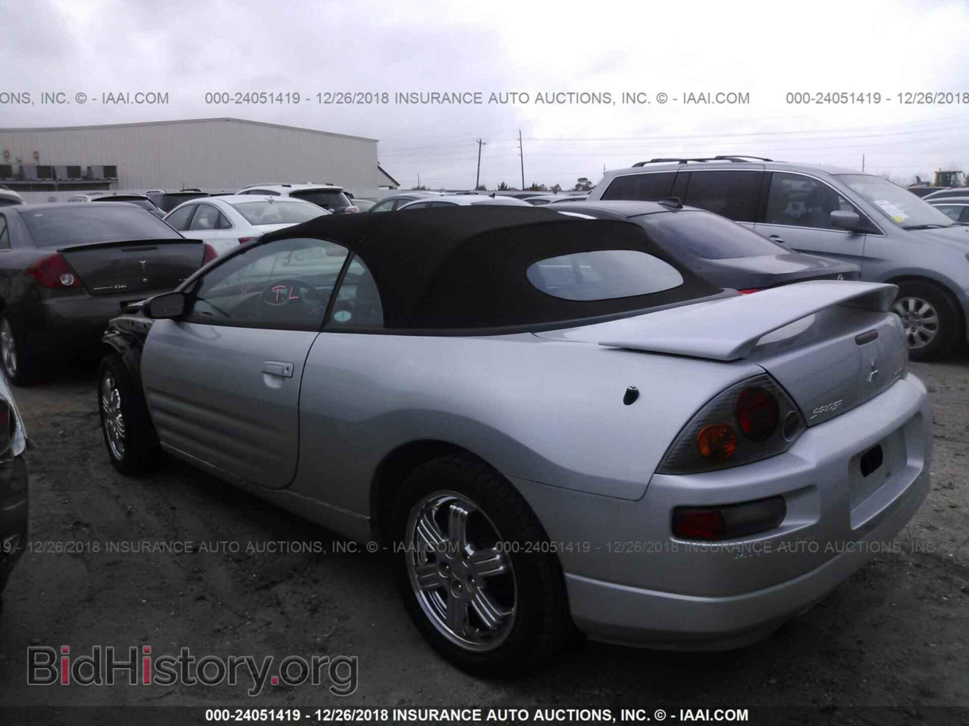 2003 MITSUBISHI ECLIPSE - VIN: 4A3AE75H43E019071 - Фото 3