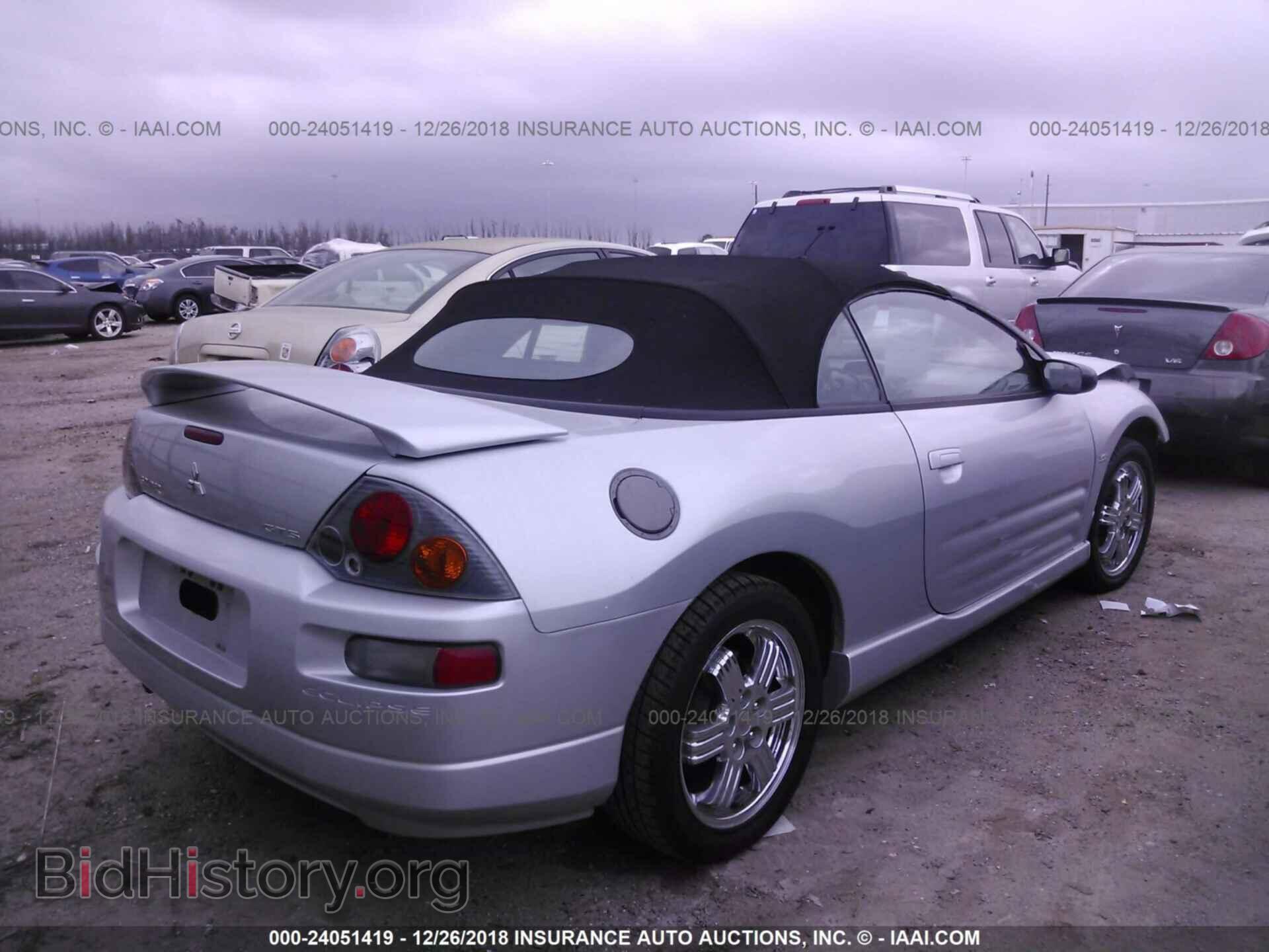 2003 MITSUBISHI ECLIPSE - VIN: 4A3AE75H43E019071 - Фото 4