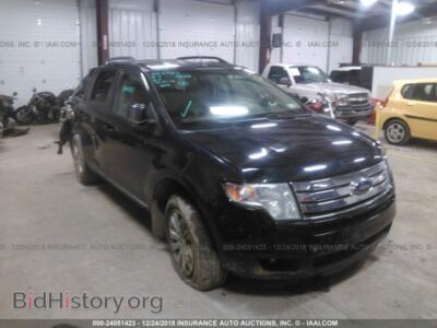 2009 Ford EDGE, черный — VIN 2FMDK38C49BA92037, IAAI