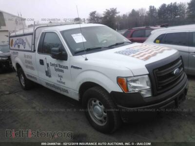 2013 Ford F150, white — VIN 1FTMF1CM3DKD67487, IAAI