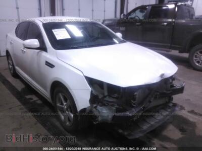 2015 Kia OPTIMA, белый — VIN KNAGM4A75F5628716, IAAI