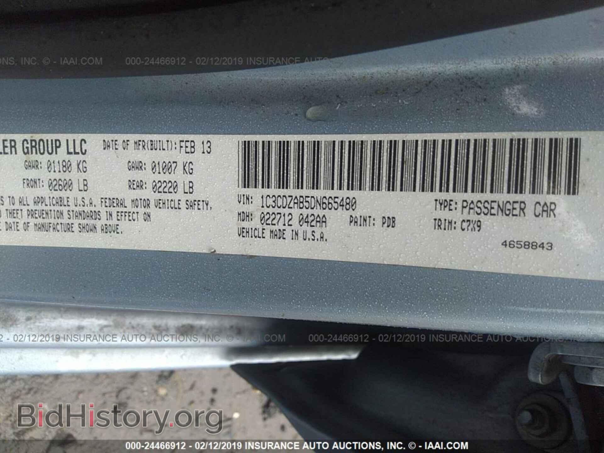2013 DODGE AVENGER - VIN: 1C3CDZAB5DN665480 - Photo 9