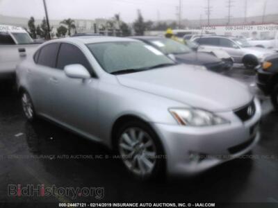 2006 Lexus IS 350, серебристый — VIN JTHBE262X65004694, IAAI