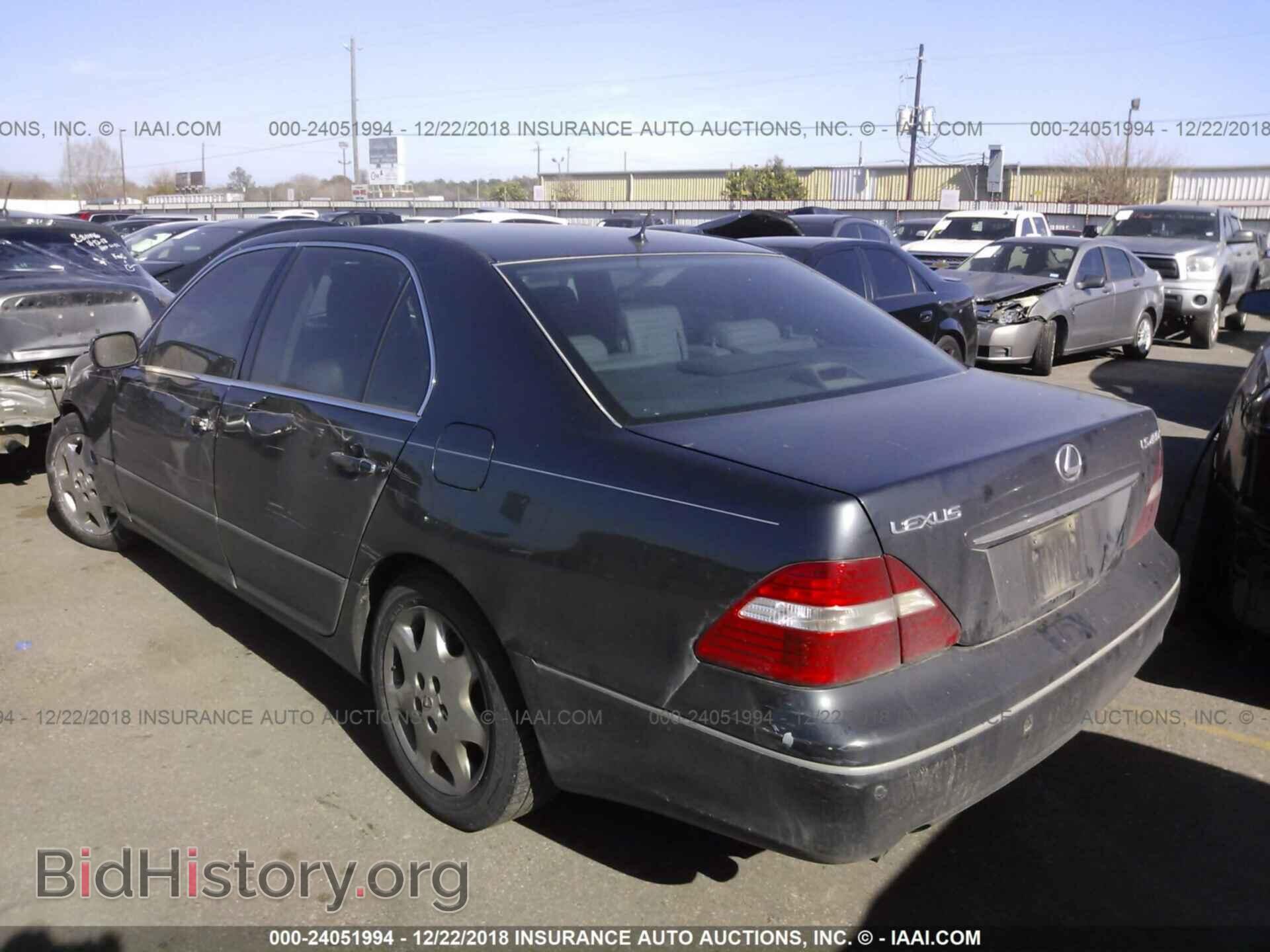 2005 LEXUS LS - VIN: JTHBN36F450179477 - Photo 3