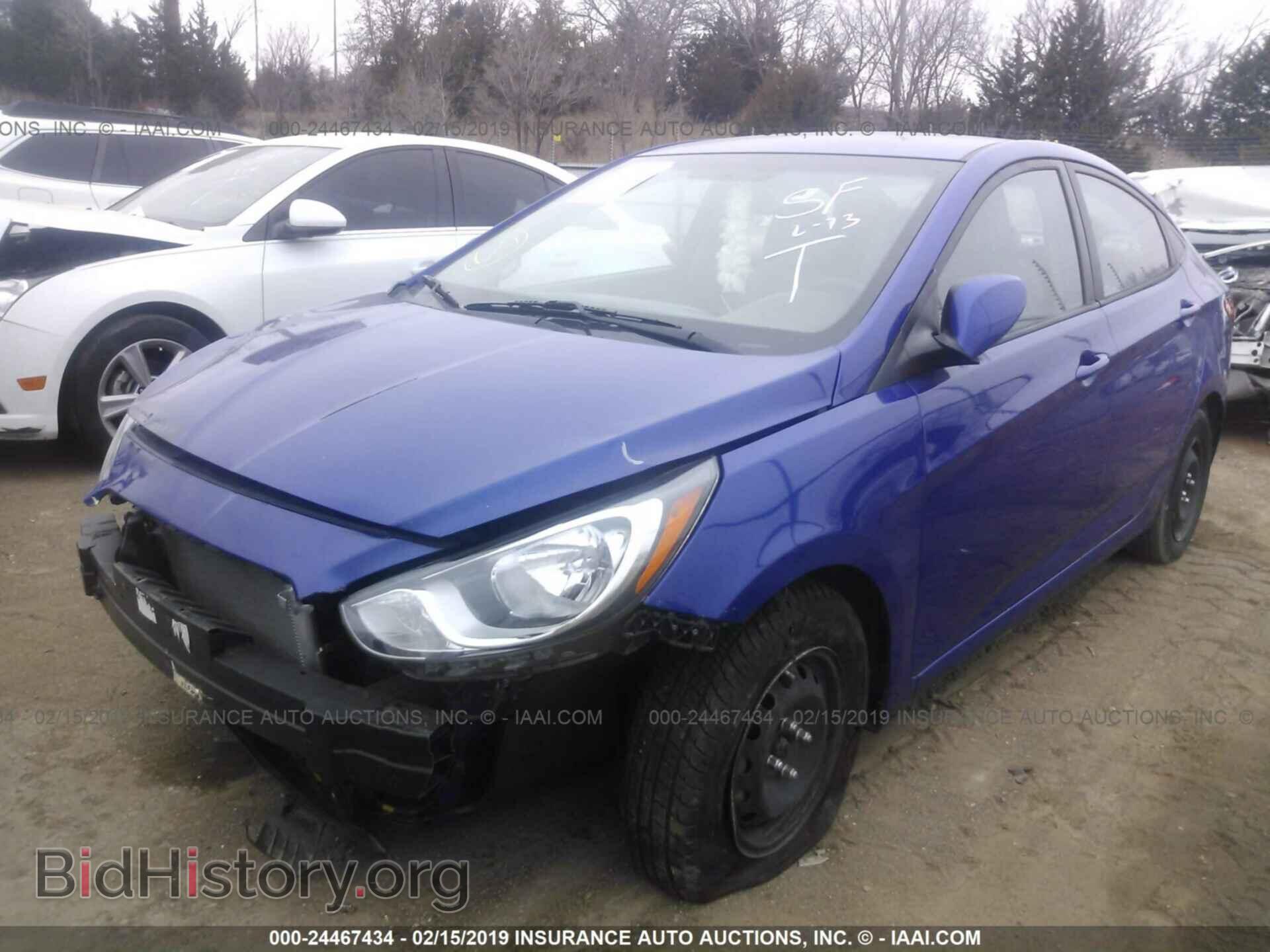 2014 HYUNDAI ACCENT - VIN: KMHCT4AE5EU665977 - Фото 2