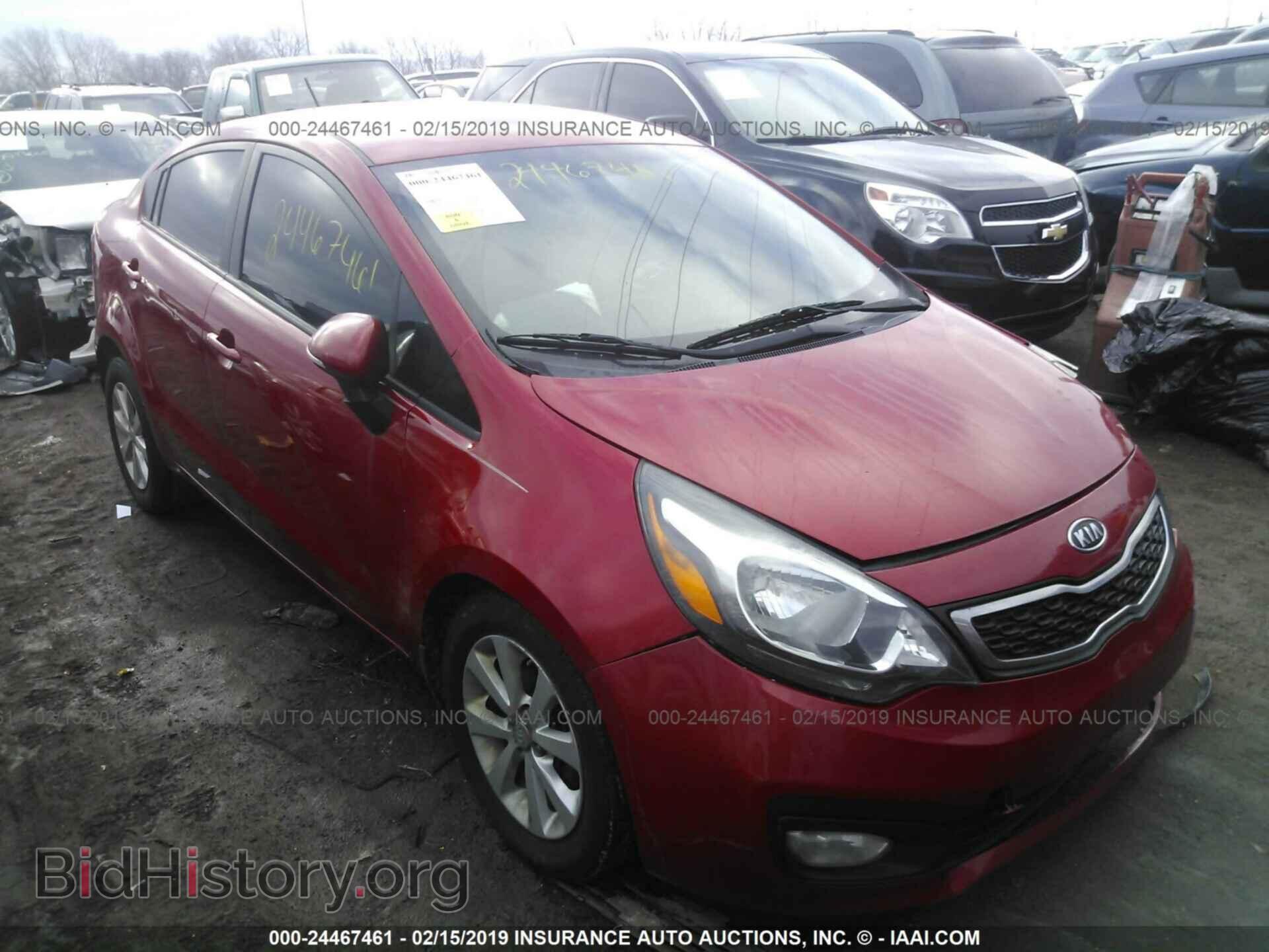 Фотография KNADN4A38C6093576 - KIA RIO 2012