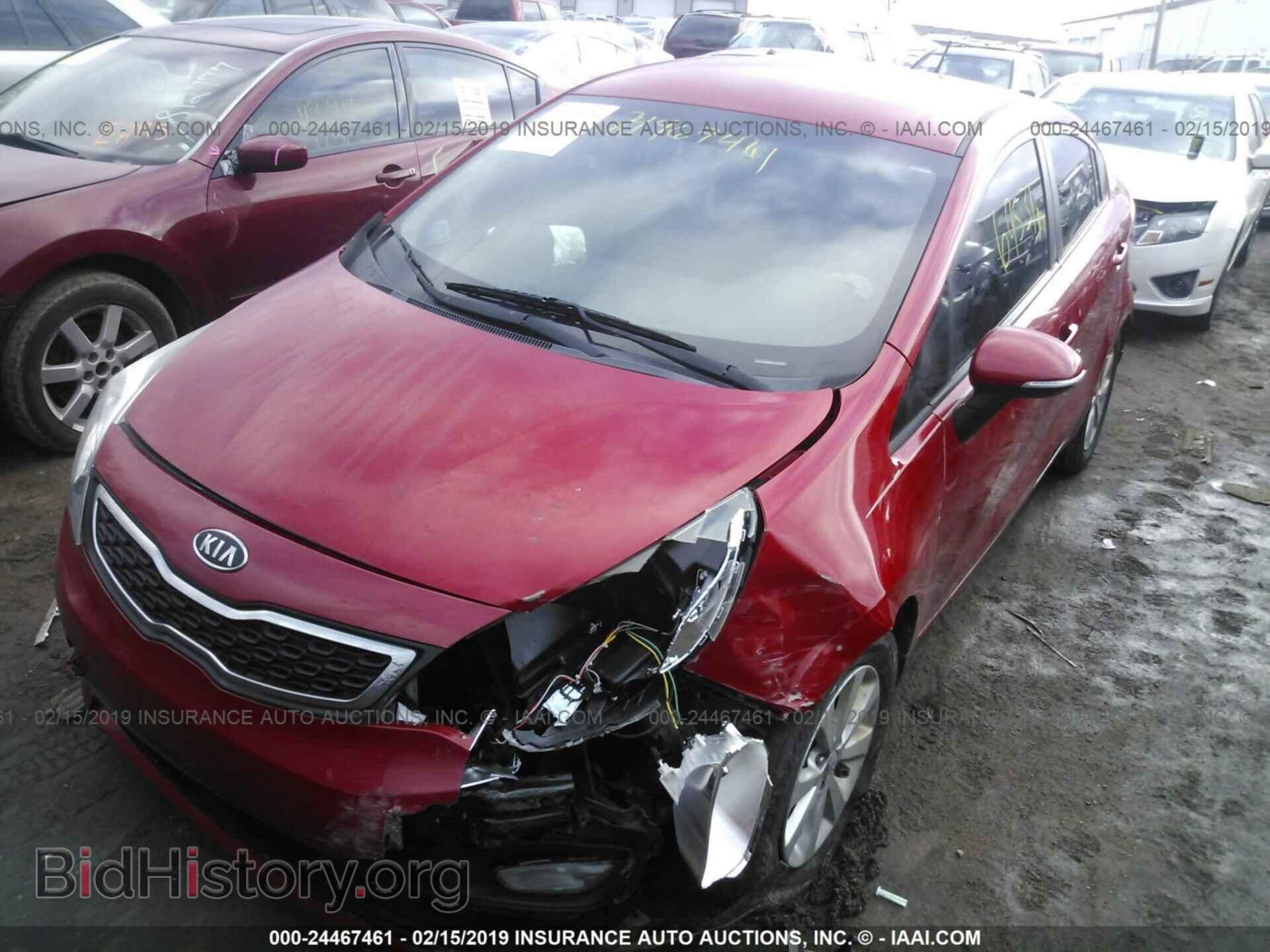 2012 KIA RIO - VIN: KNADN4A38C6093576 - Фото 2