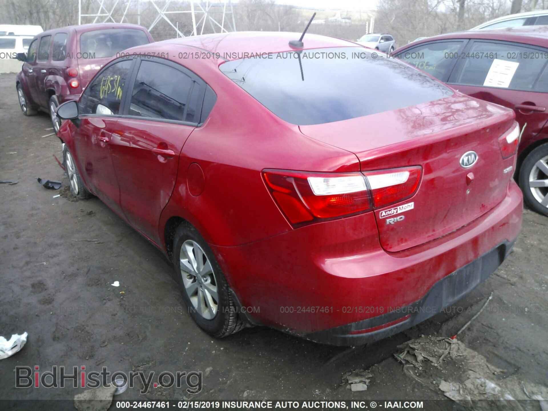 2012 KIA RIO - VIN: KNADN4A38C6093576 - Фото 3