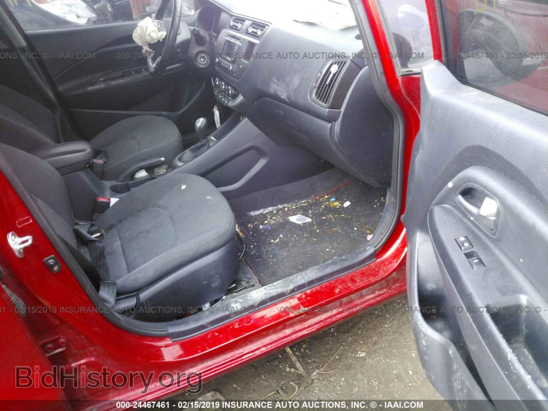 2012 KIA RIO - VIN: KNADN4A38C6093576 - Фото 5